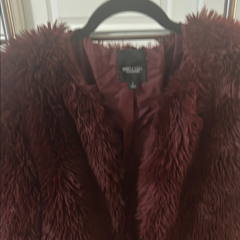 Red Teddy Fur Jacket
